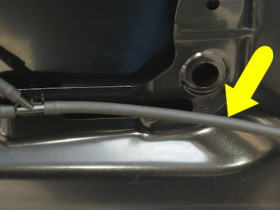 Position für Rückschlagventil